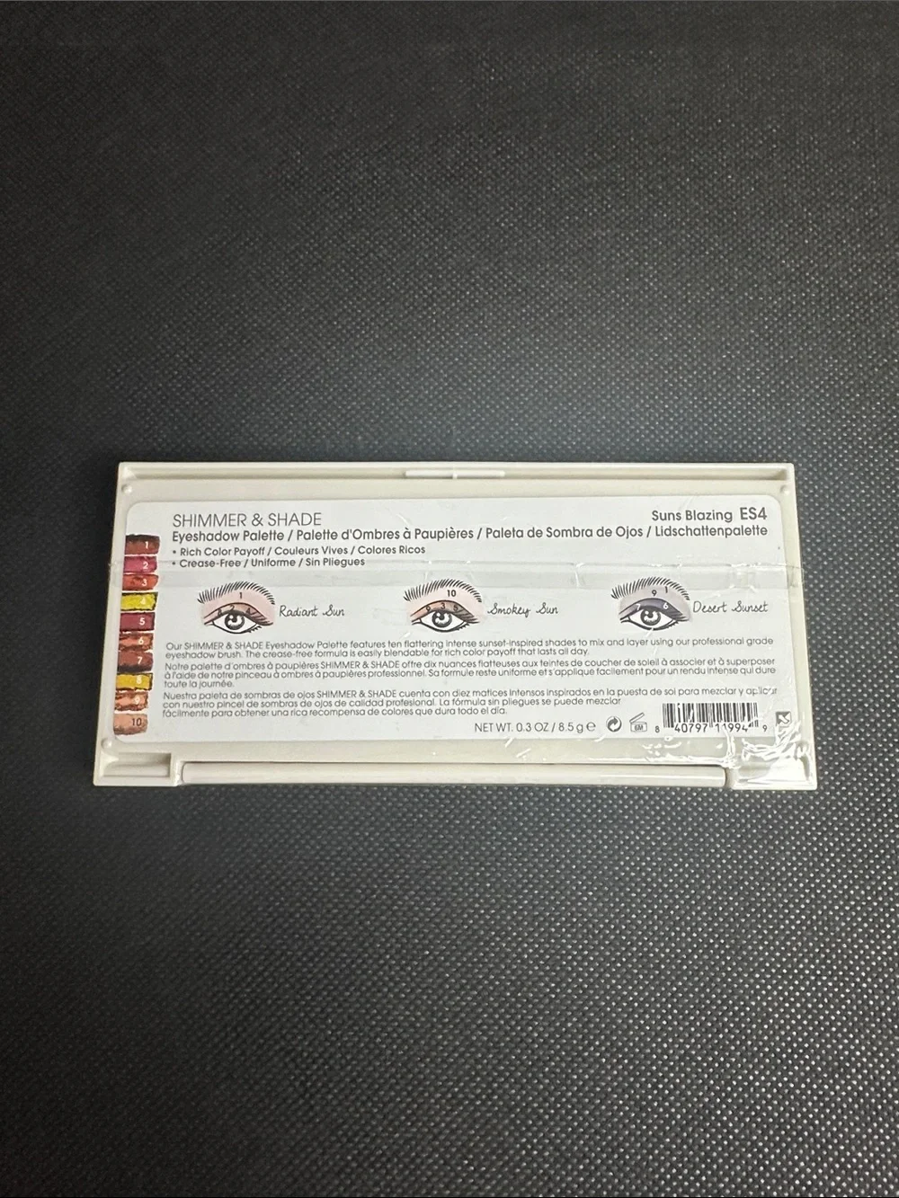 NWT Flower Suns Blazing Eyeshadow Palette — Warm Sunset Shades